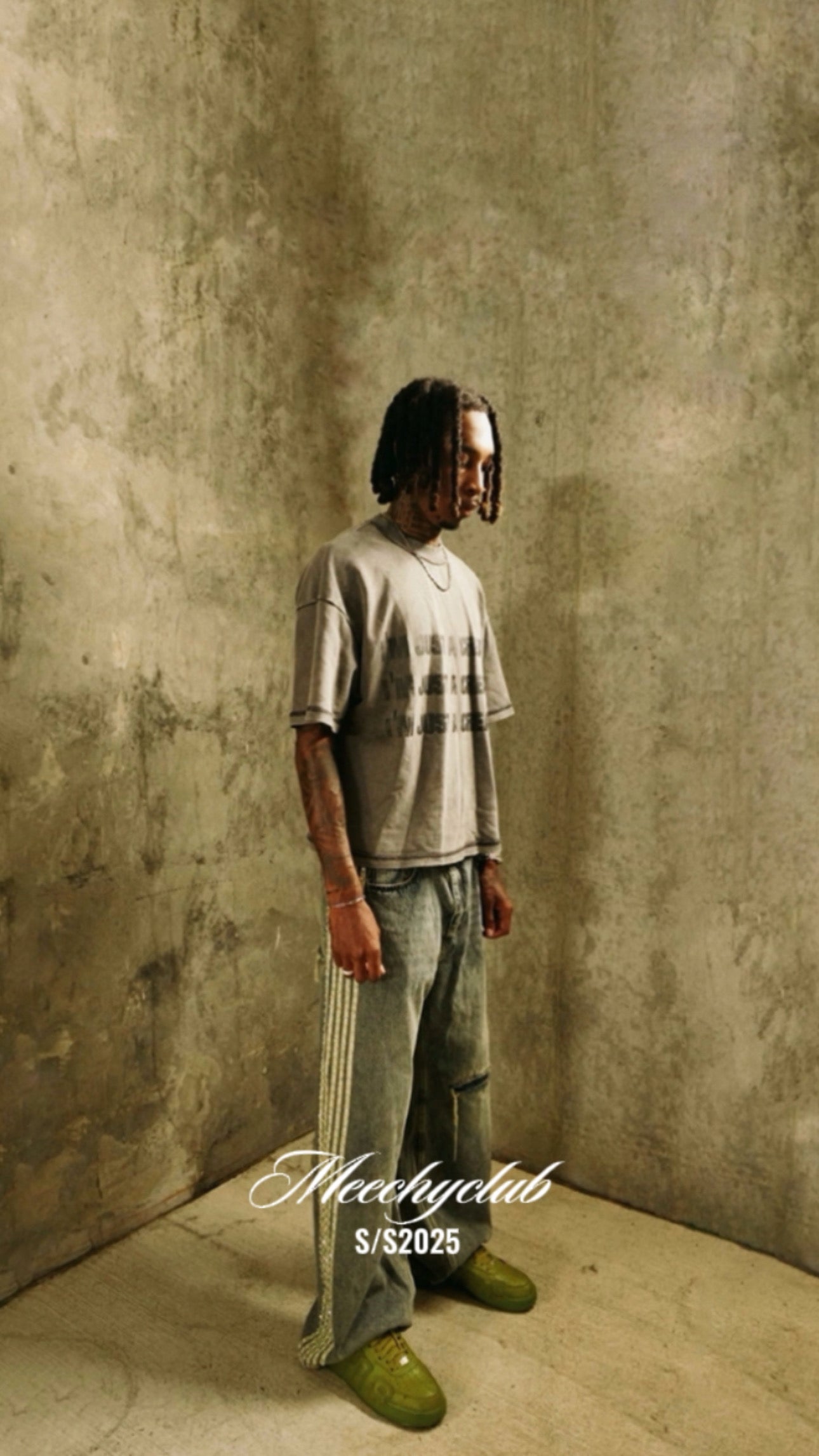 MCLB® “I’m Just A Creative” Washed Grey T
