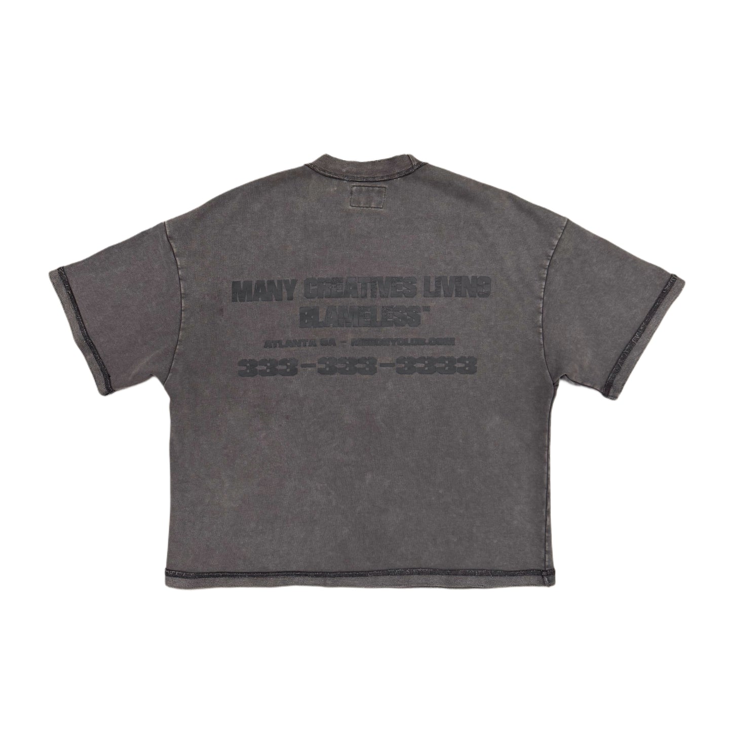 MCLB® “I’m Just A Creative” Washed Grey T