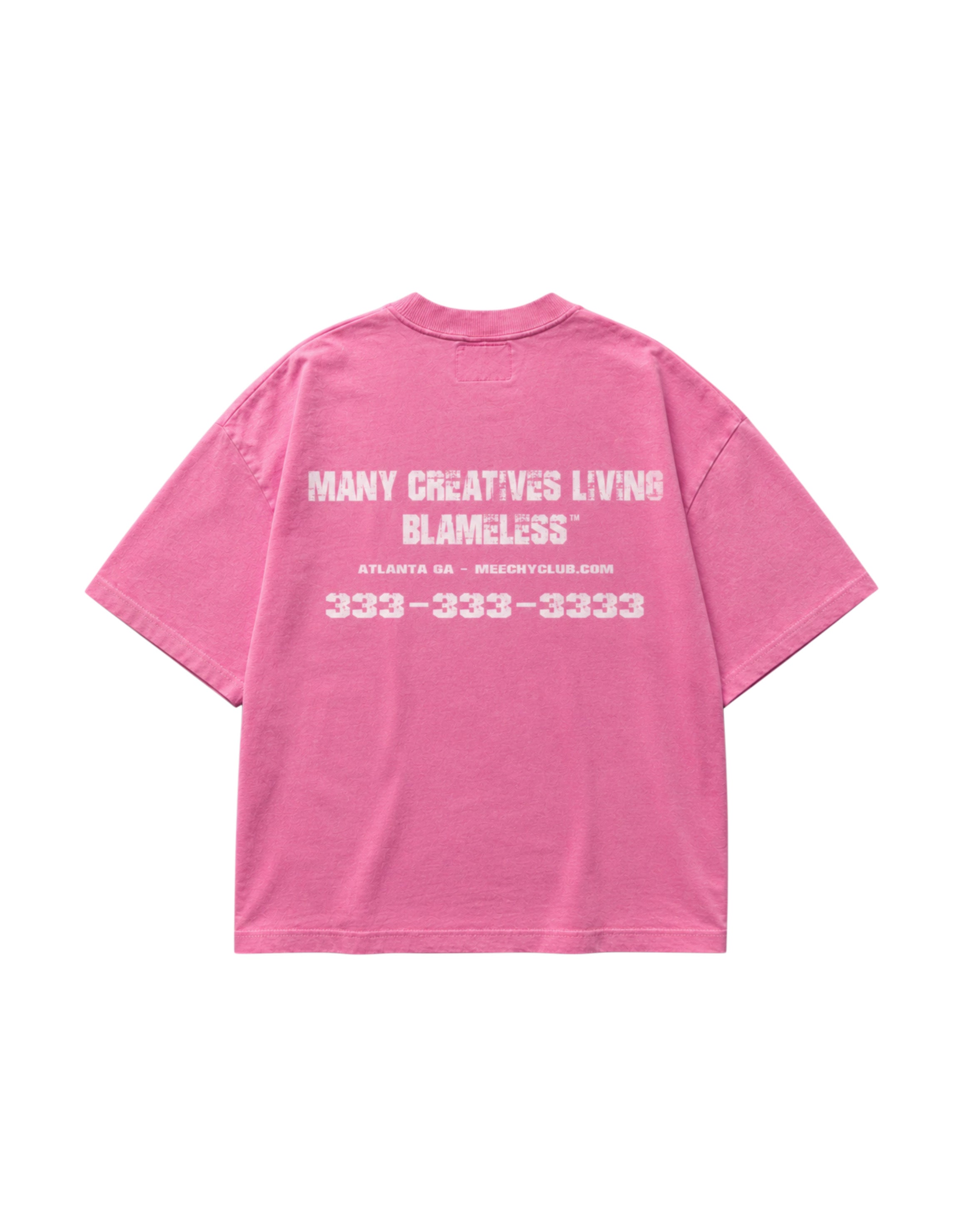 MCLB® “I’m Just A Creative” Washed Pink T