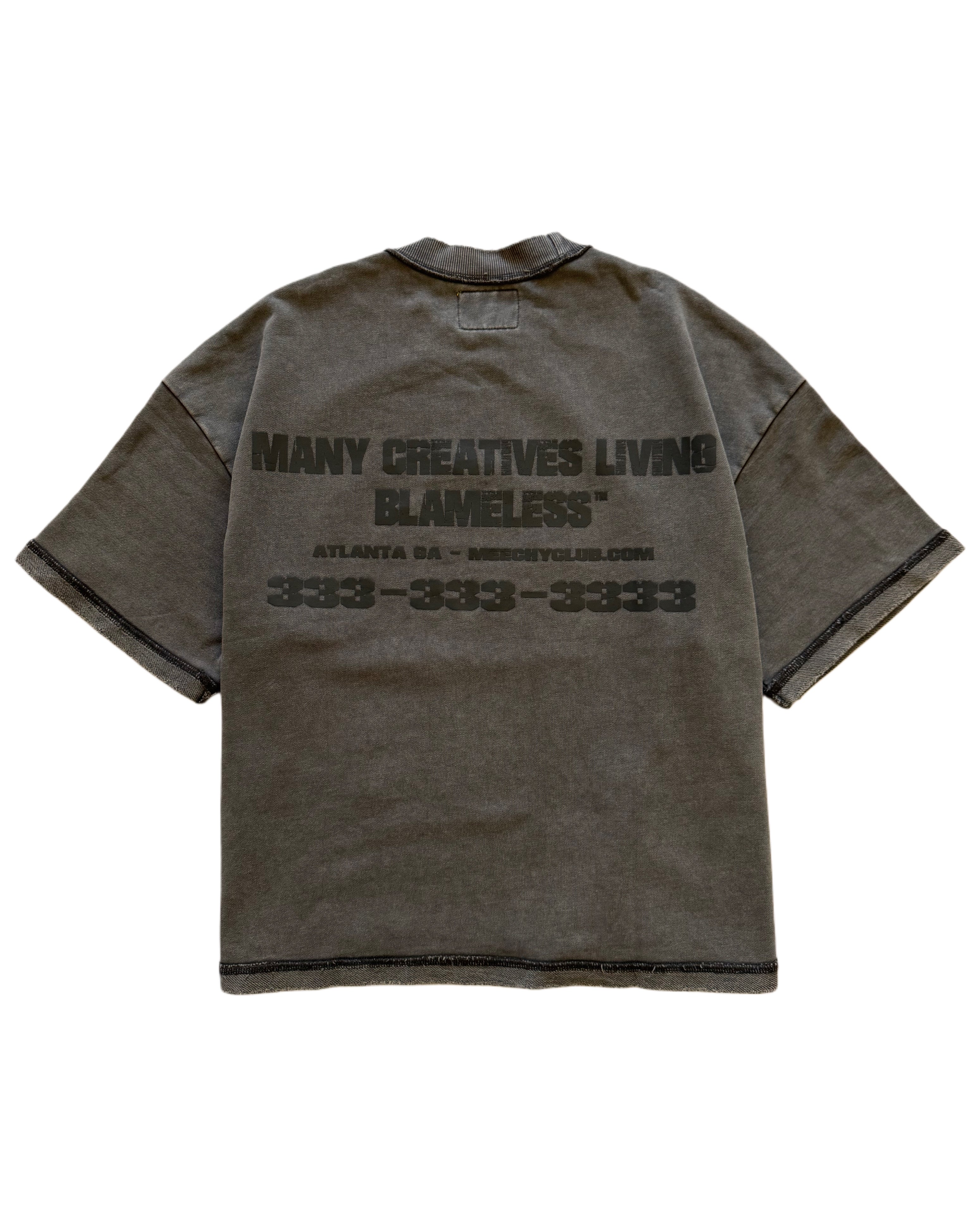 MCLB® “I’m Just A Creative” Washed Grey T