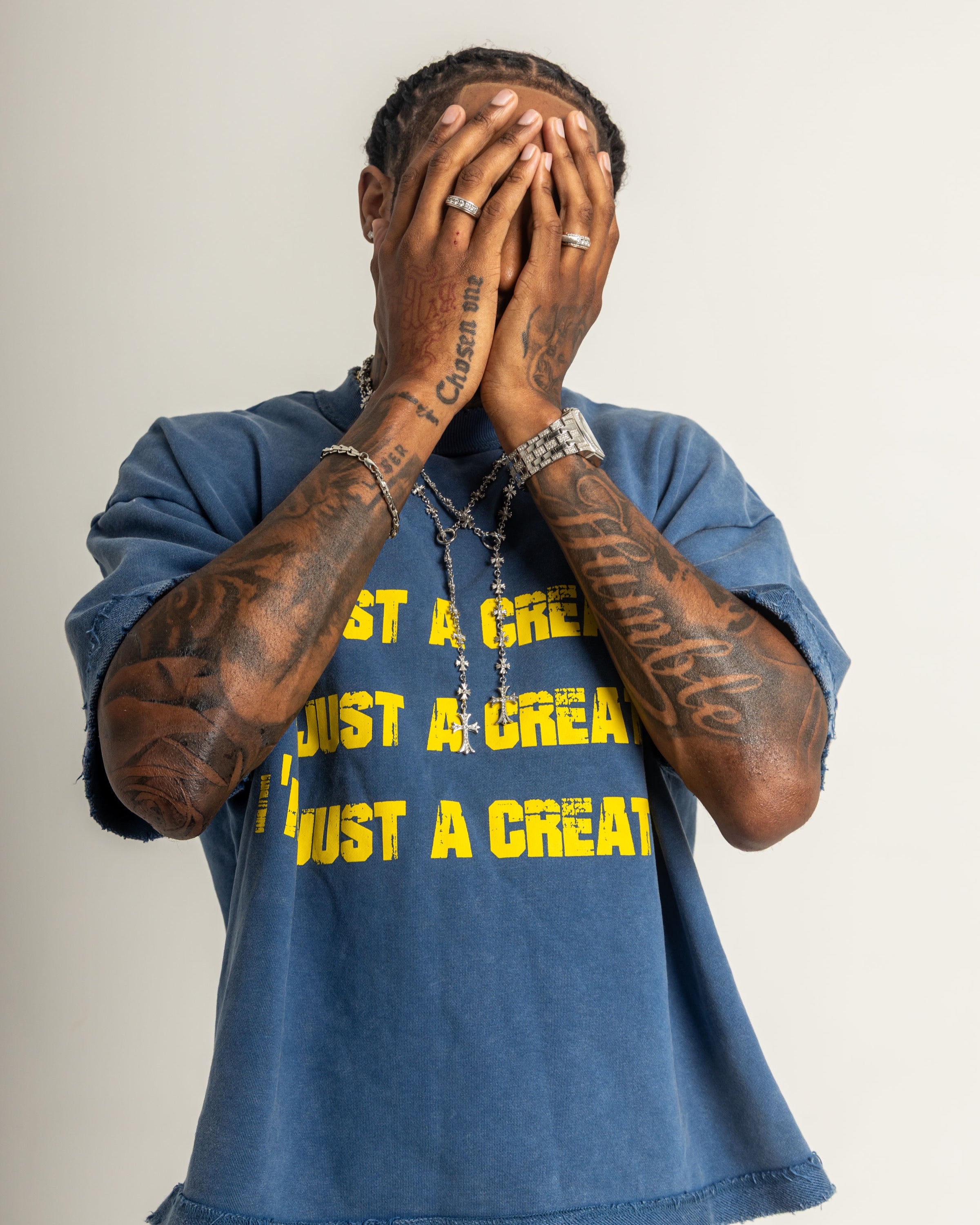 MCLB® “WORK BOY” WASHED NAVY T