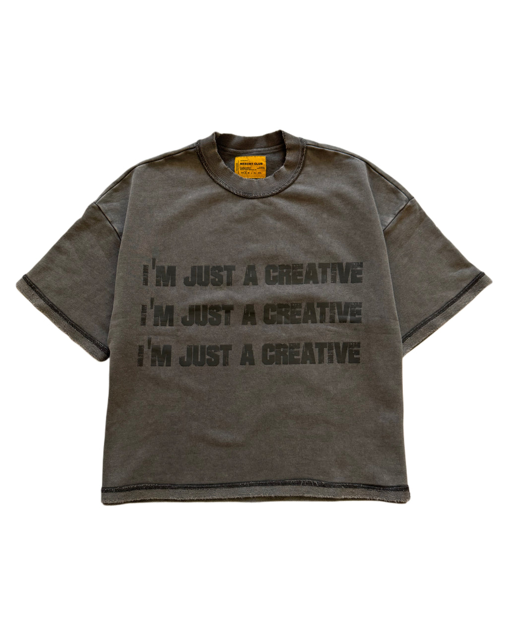 MCLB® “I’m Just A Creative” Washed Grey T