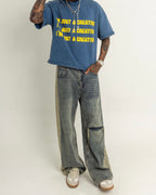 MCLB® “WORK BOY” WASHED NAVY T