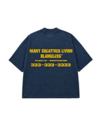 MCLB® “WORK BOY” WASHED NAVY T